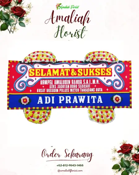 Papan Bunga Ucapan Selamat Tulung Selapan